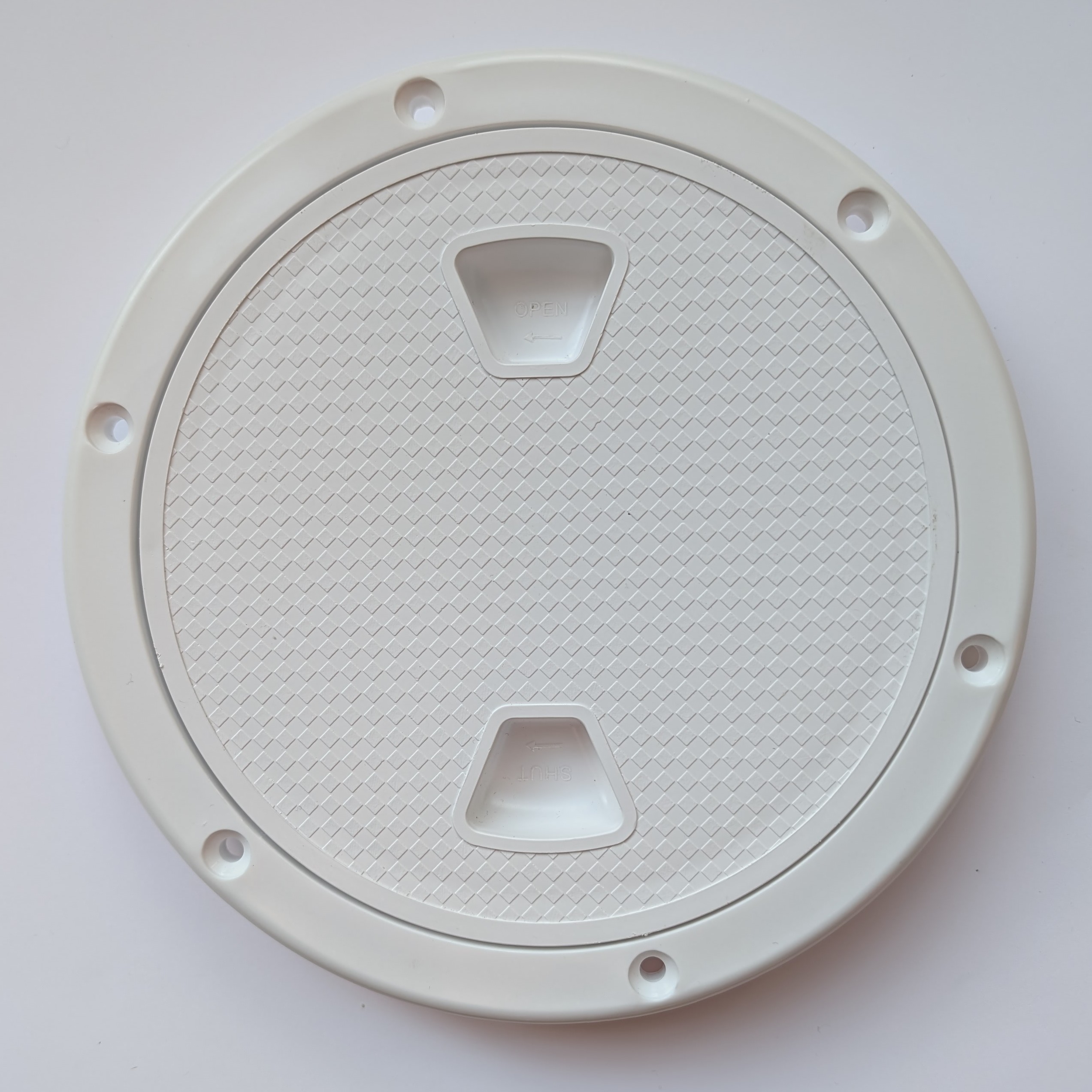 Installed view of Seaflo 6 inch inspection port