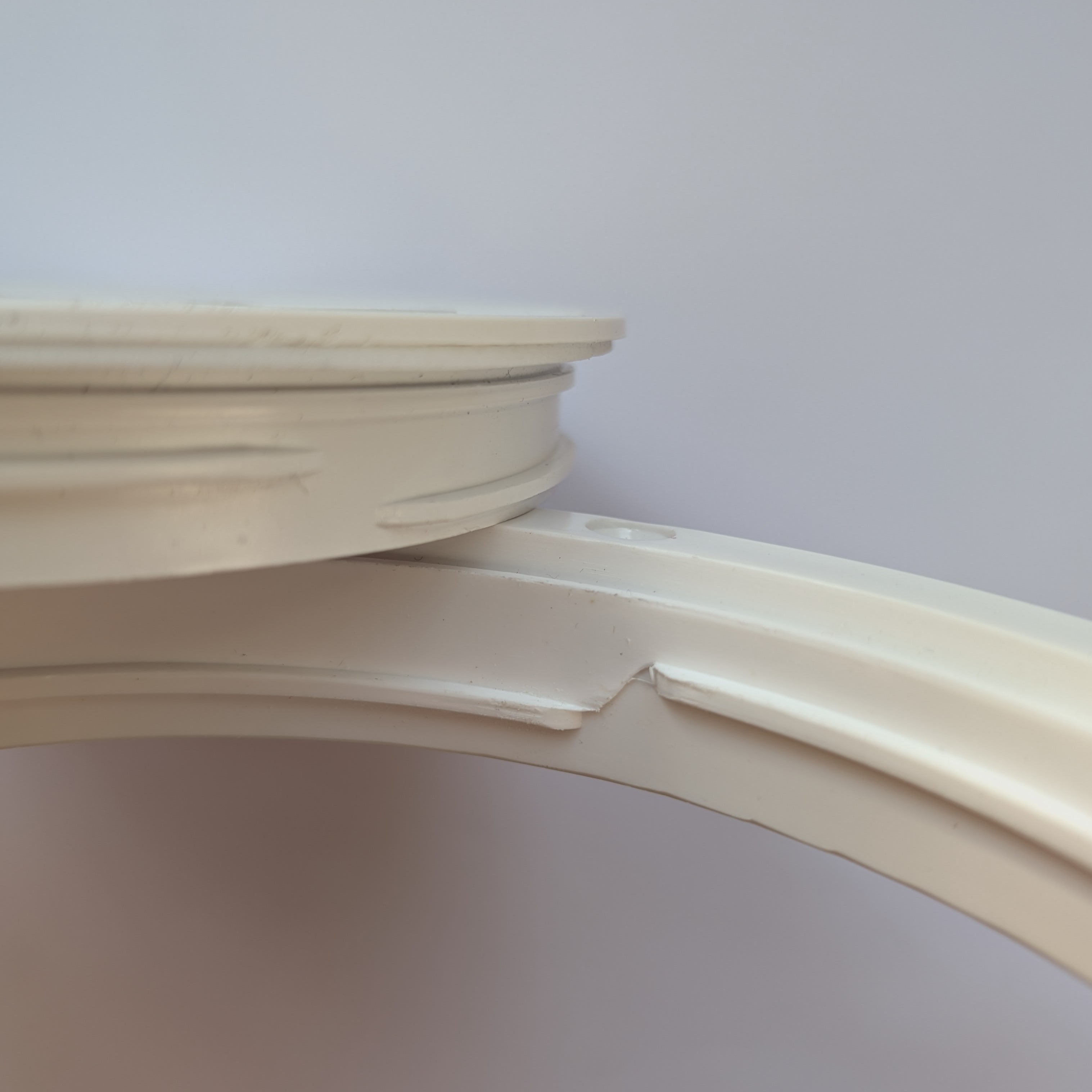 Seaflo 6 inch screw-in inspection port thread view