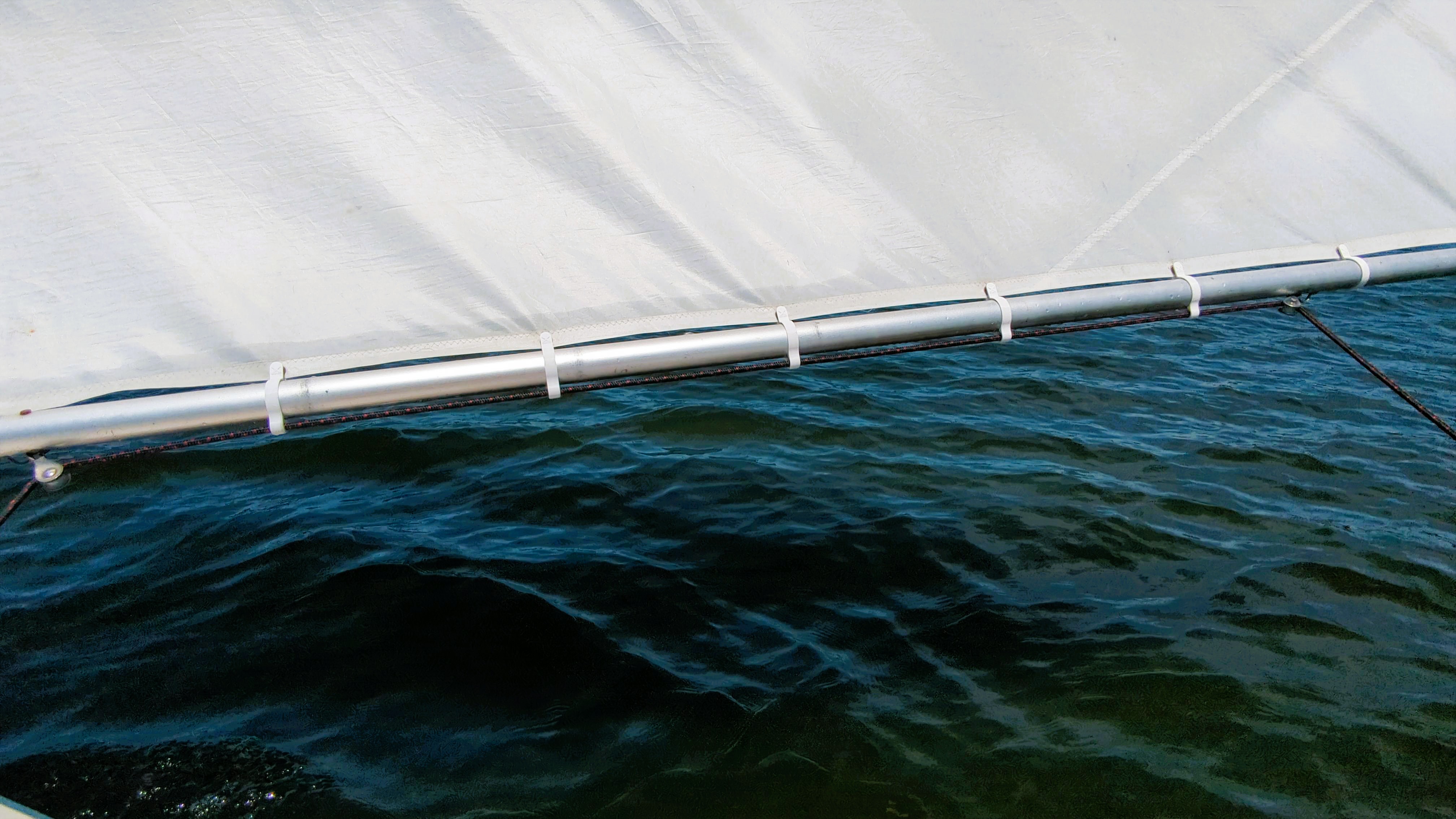 Sail Ring with Mainsheet Hanger Close